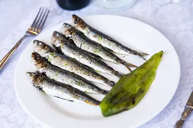 Sardinas a la plancha